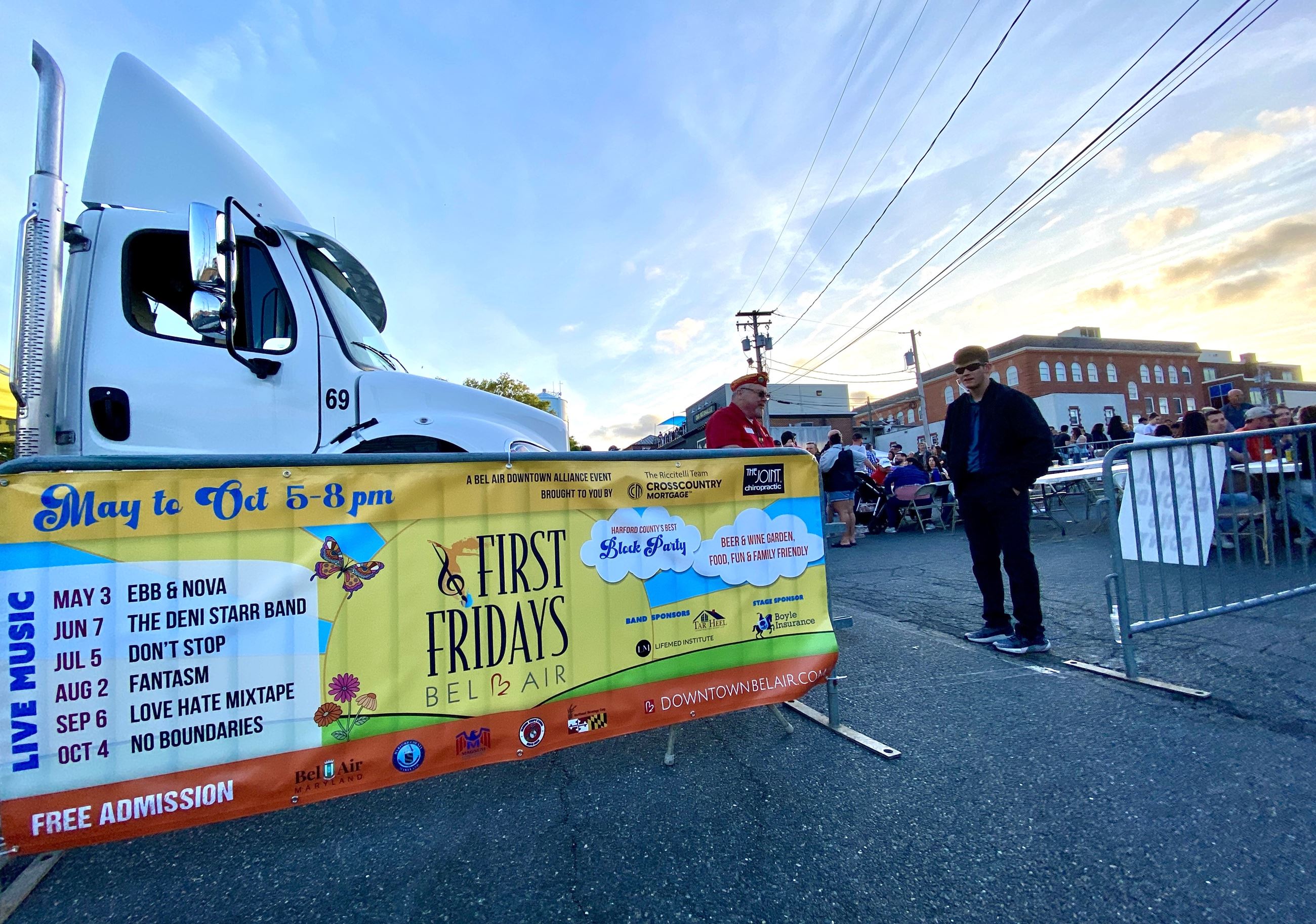 Photo of entrance to First Fridays celebration 2024