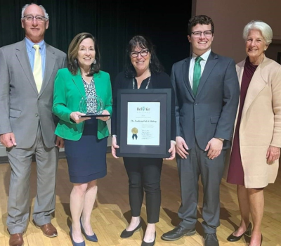 Photo of Newberry Cafe owner Nichol Barbes, winner of the 2024 Bel Air Business of the Year award